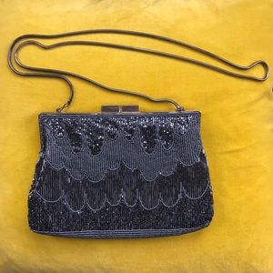 Vintage Marshall Fields small beaded evening bag